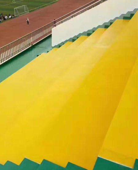 湘西球场台阶翻新修补改造